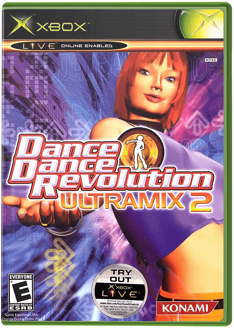 Dance Dance Revolution Ultramix 2 box art for Xbox